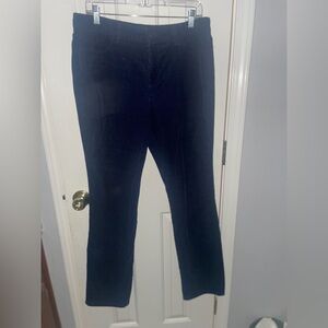 Talbots size 14 Heritage indigo navy blue corduroy pants